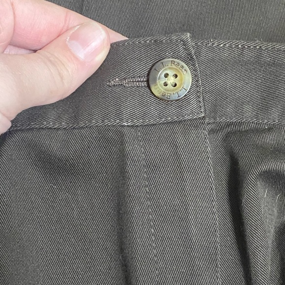 Vintage Y2K L.L Bean mid rise curvy fit Tapered Pant in brown - Picture 5 of 9